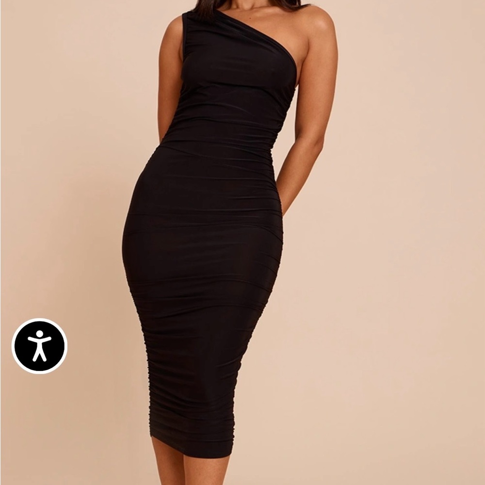 Pretty little thing Black One-Shoulder Dress
